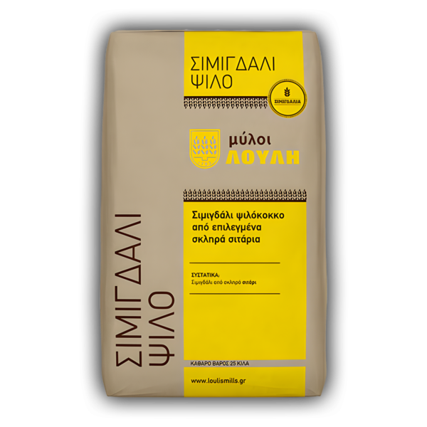 Σιμιγδάλι ψιλό Λούλη 25kg