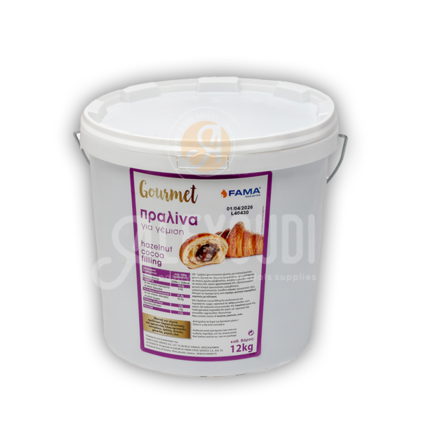 Gourmet πραλίνα hazelnut cocoa filling